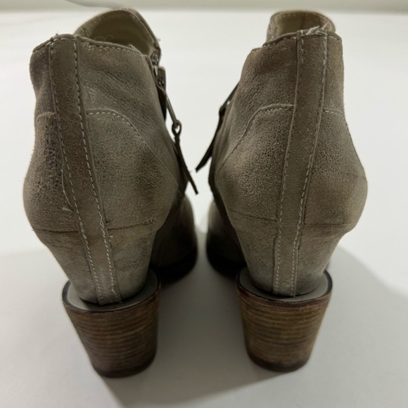 Ash Ros Bis Open Toe Metallic Wedge Ankle Bootie - Picture 3 of 9